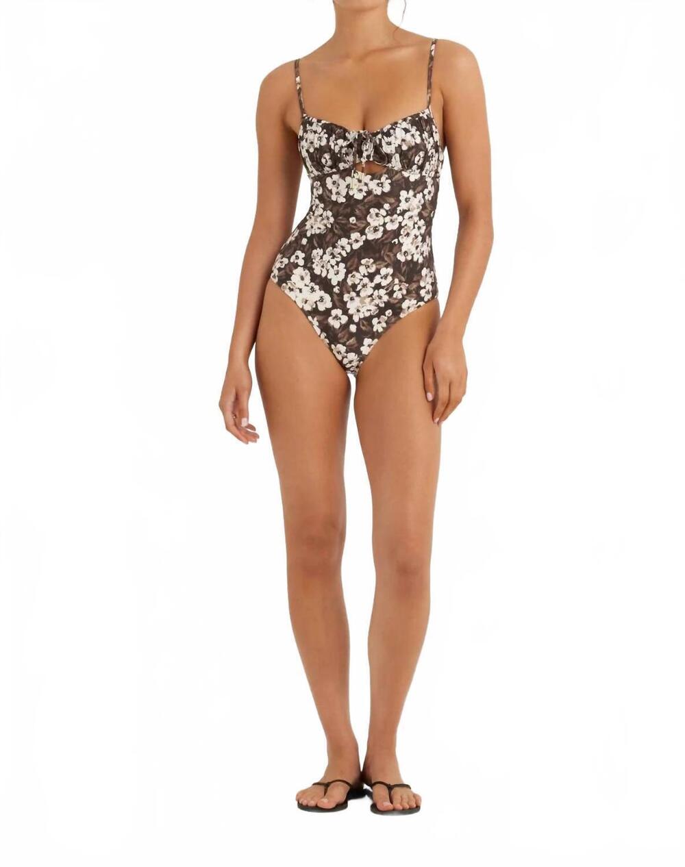 NEW PEONY solstice one piece swimsuit in florentine